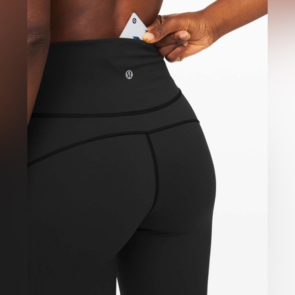 Lululemon In Movement Tight 25" Everlux Leggings - Black - Size 6 Align - Picture 3 of 8